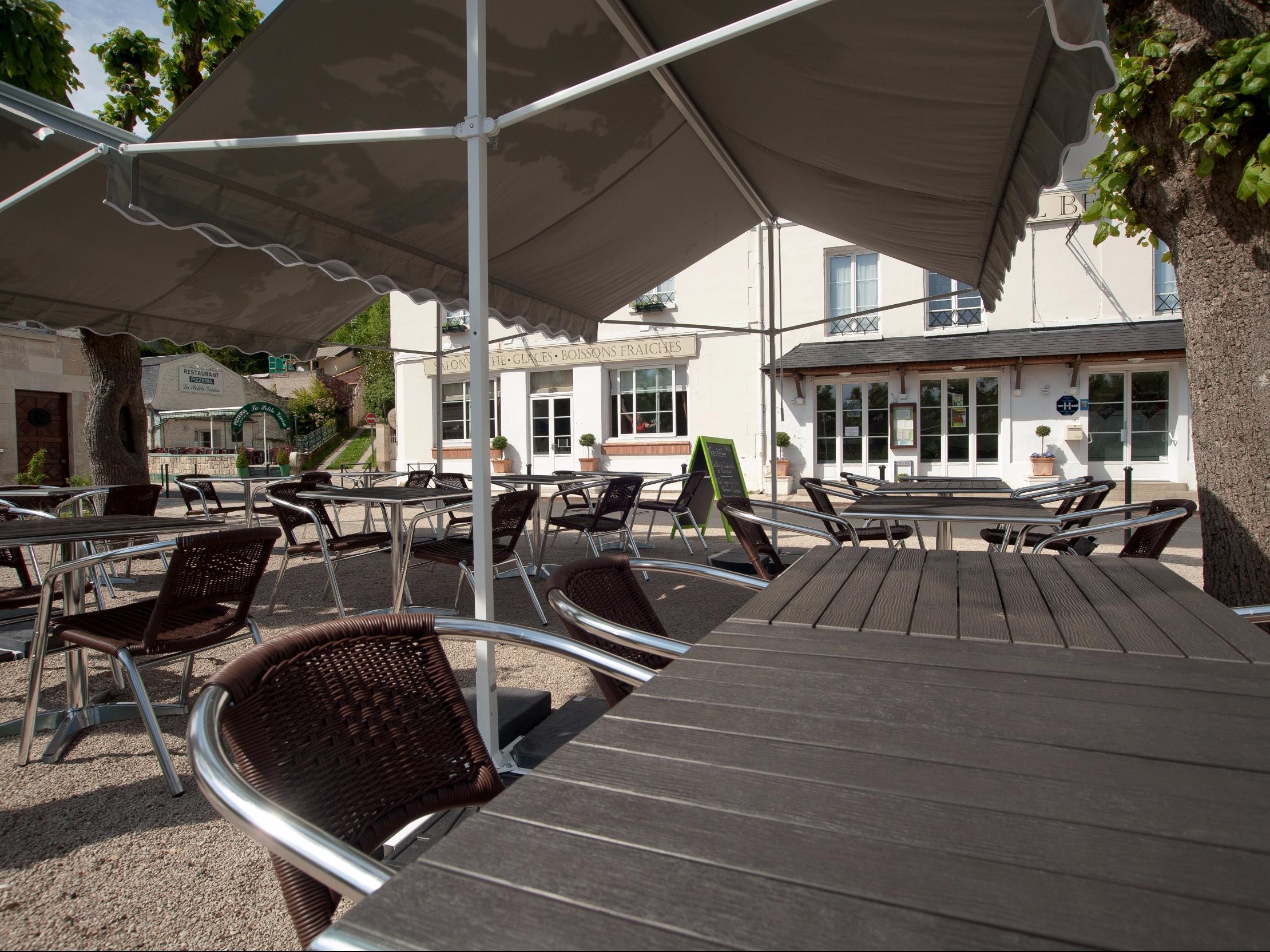 Logis Hotel Beaudon Pierrefonds Exterior foto